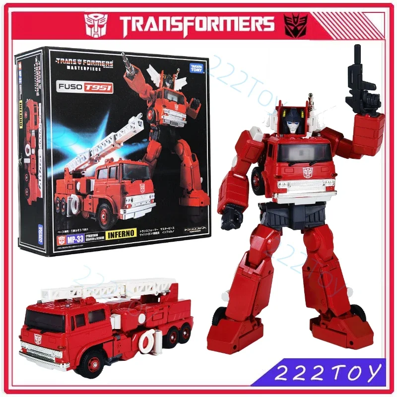 Science Robotics - 在庫ありトランスフォーマーおもちゃの傑作 MP-33 KO エディションクラシックインフェルノアクションフィギュアロボット玩具アニメフィギュアグッズ趣味