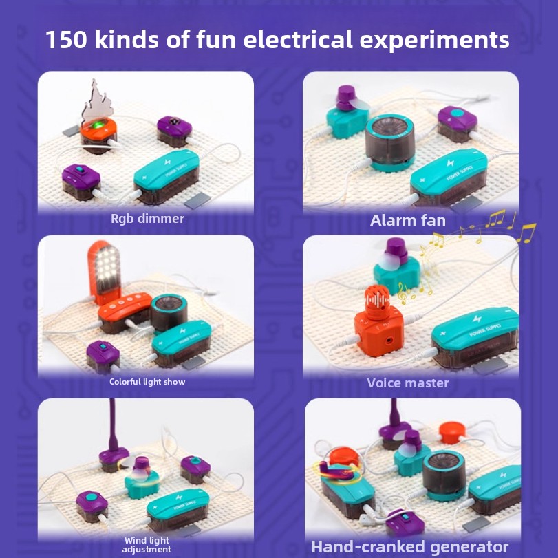 回路実験ビルディングブロックおもちゃ組み立て科学実験セット物 - Science Toys Diy のレビューと価格