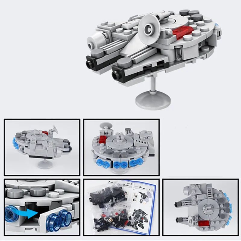 クラシックスターファイター飛行機宇宙船ビルディングブロックセ - Science Robotics のレビューと価格