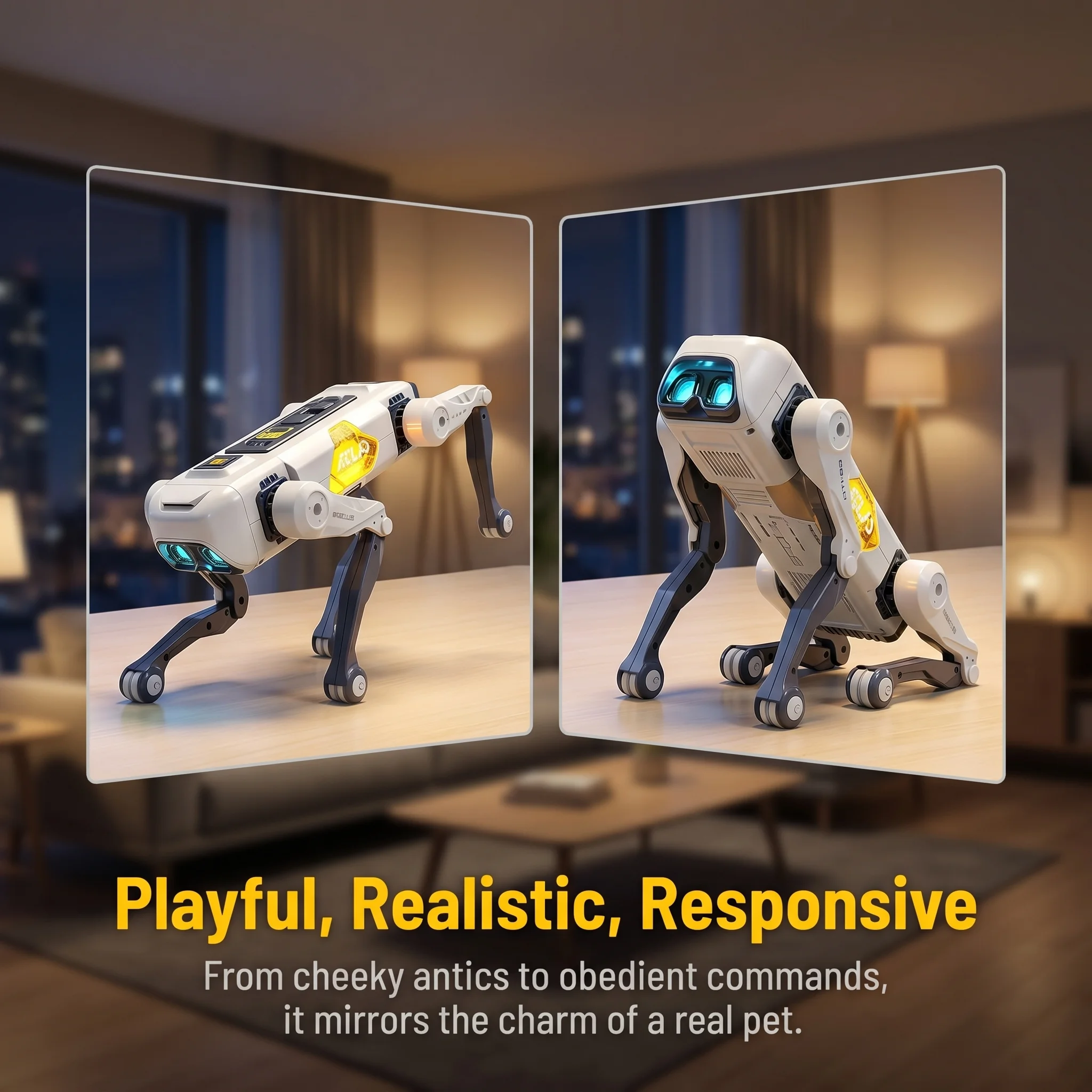 AIスマートロボット犬、音声＆アプリ制御、プログラミング、ダ - Science Robotics のレビューと価格