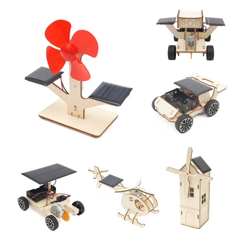 DIY 科学実験教育玩具ソーラーファン車両物理モデル組立クラ - Science Project Physics のレビューと価格