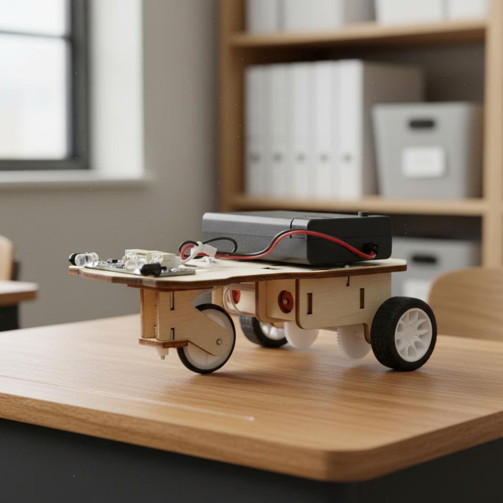 木製知能車両キット 科学技術教育 DIY追従型車両キット ロ - Science Robotics のレビューと価格