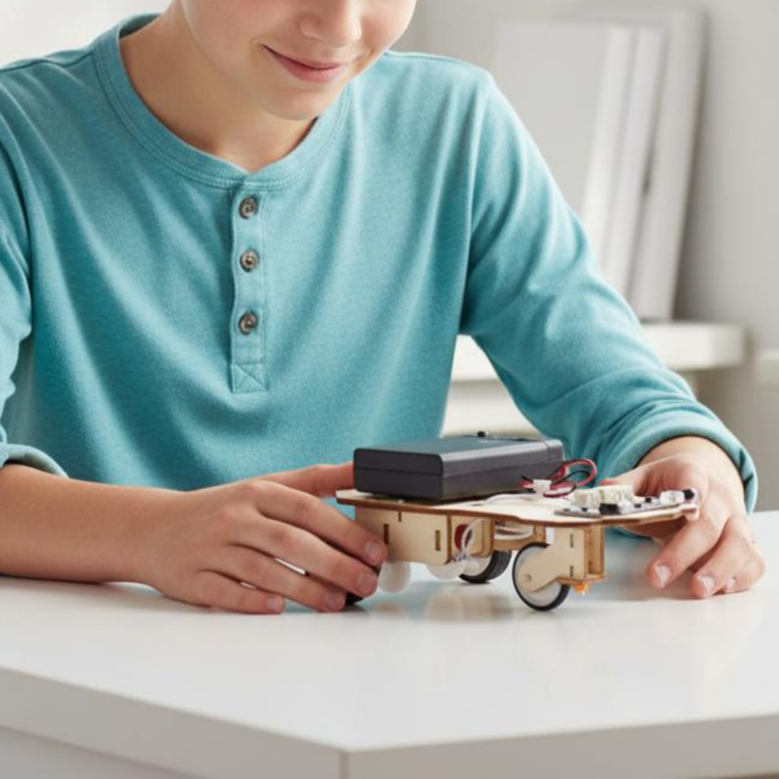木製知能車両キット 科学技術教育 DIY追従型車両キット ロ - Science Robotics のレビューと価格